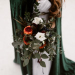 Les fleurs de la mariée.