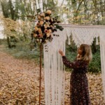 Décoration d'arche de cérémonie.