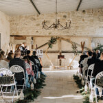 Une jolie vue d'ensemble de la cérémonie.